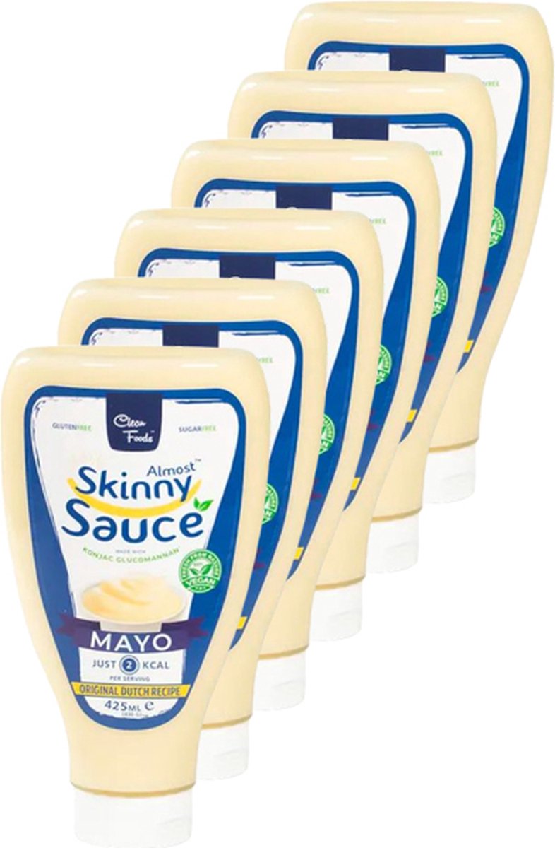 Goedkoopste Clean Foods | Almost SkinnySauce Mayonaise | 6 stuks | 6 x 425ml
