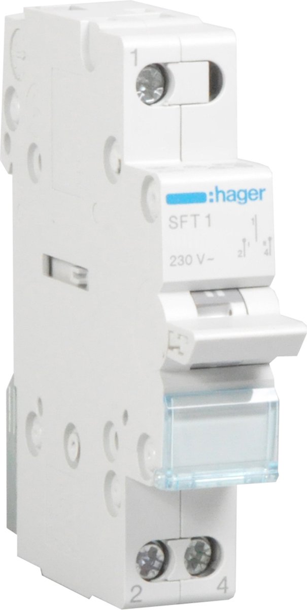 Hager SFT140 HAG OMSCHAKELAAR 1P 40A I-0-II