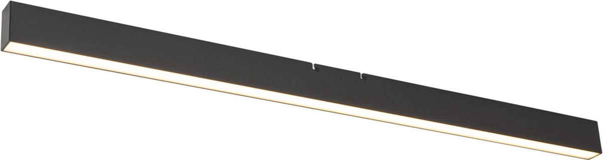 QAZQA Professional keane - Moderne Dimbare LED Plafondlamp met Dimmer - 1 lichts - L 120.5 cm - Zwart - Woonkamer | Slaapkamer