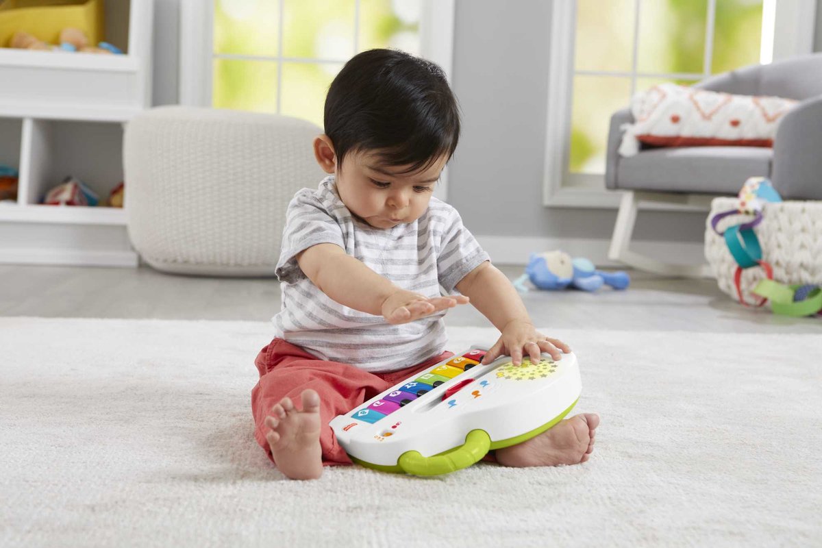Fisher-Price Leerplezier Grappige Geluiden Light-Up Piano - Baby Speelgoed — afbeelding 3