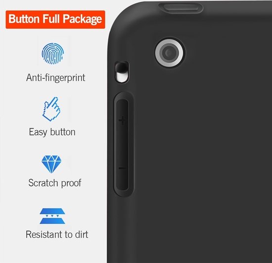 Mobiq - Étui flexible Tri-folio pour iPad 9.7 (2018/2017), pour iPad Air 2, pour iPad Air 1 - violet