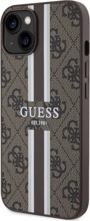 Guess Case GUHMP14MP4RPSW pour iPhone 14 Plus 6 7" coque rigide 4G imprimé S