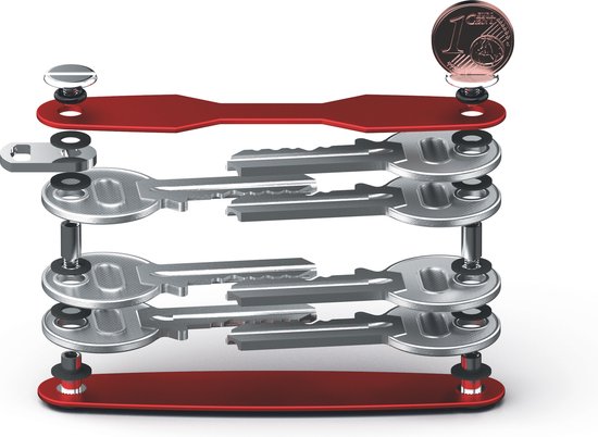 KeySmart: Compacte Sleutelorganizer - Geen Gereedschap Nodig
