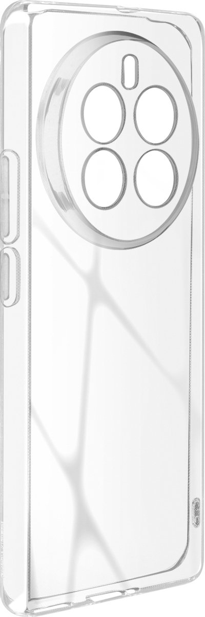 Avizar Hoes Geschikt voor Realme 12 Pro 5G Beveiligde camera, Transparant