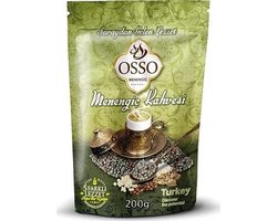 Osso Menengiç Koffie – 200 g met Gratis Maatlepel 100% Natuurlijk | Cafeïnevrij | Traditionele Smaak | Premium Kwaliteit
