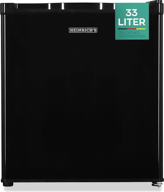Heinrichs HGB 5088 SW - Mini Vriezer 33 Liter - Zwart