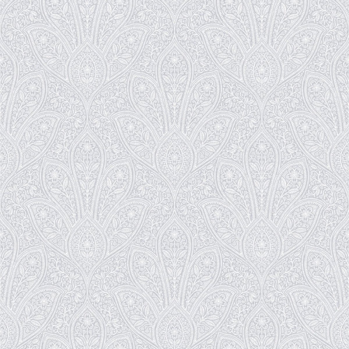 Homestyle - Behangpapier - Paisley - Behang - Lichtgrijs - 0,53 x 10 M.