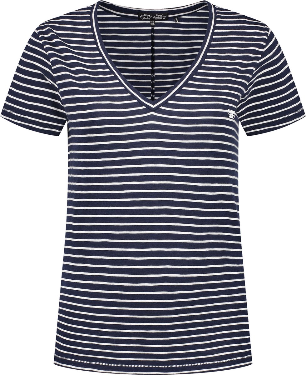 Superdry Studios Slub Emb Shirt Dames Wit