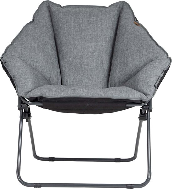 Bo-Camp - Urban Outdoor - Moon chair - Silvertown - Olefin - Grijs van Bo-Camp — afbeelding 2
