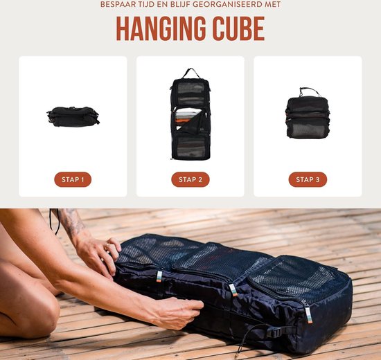 TRAVEL DUDE Koffer Organizer met Compressie – Packing Cubes voor Reizen, Ruimtebesparende Koffer Organizers voor Kleding, Set Reisorganizers voor Koffer en Rugzak (Bosgroen, 7 delige set