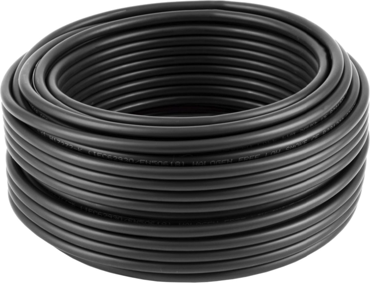 Image of Meterware-Solarkabel 6mm², H1Z2Z2-K, schwarz, 25m