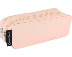 Caramel & Cie Pennenzak Pink Glitter - Roze