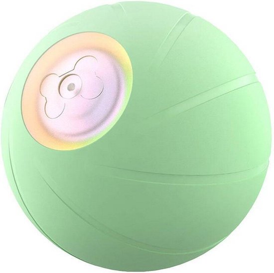 Foto: Cheerble wicked ball 2 0 interactieve zelfrollende bal voor kleine honden usb oplaadbaar groen