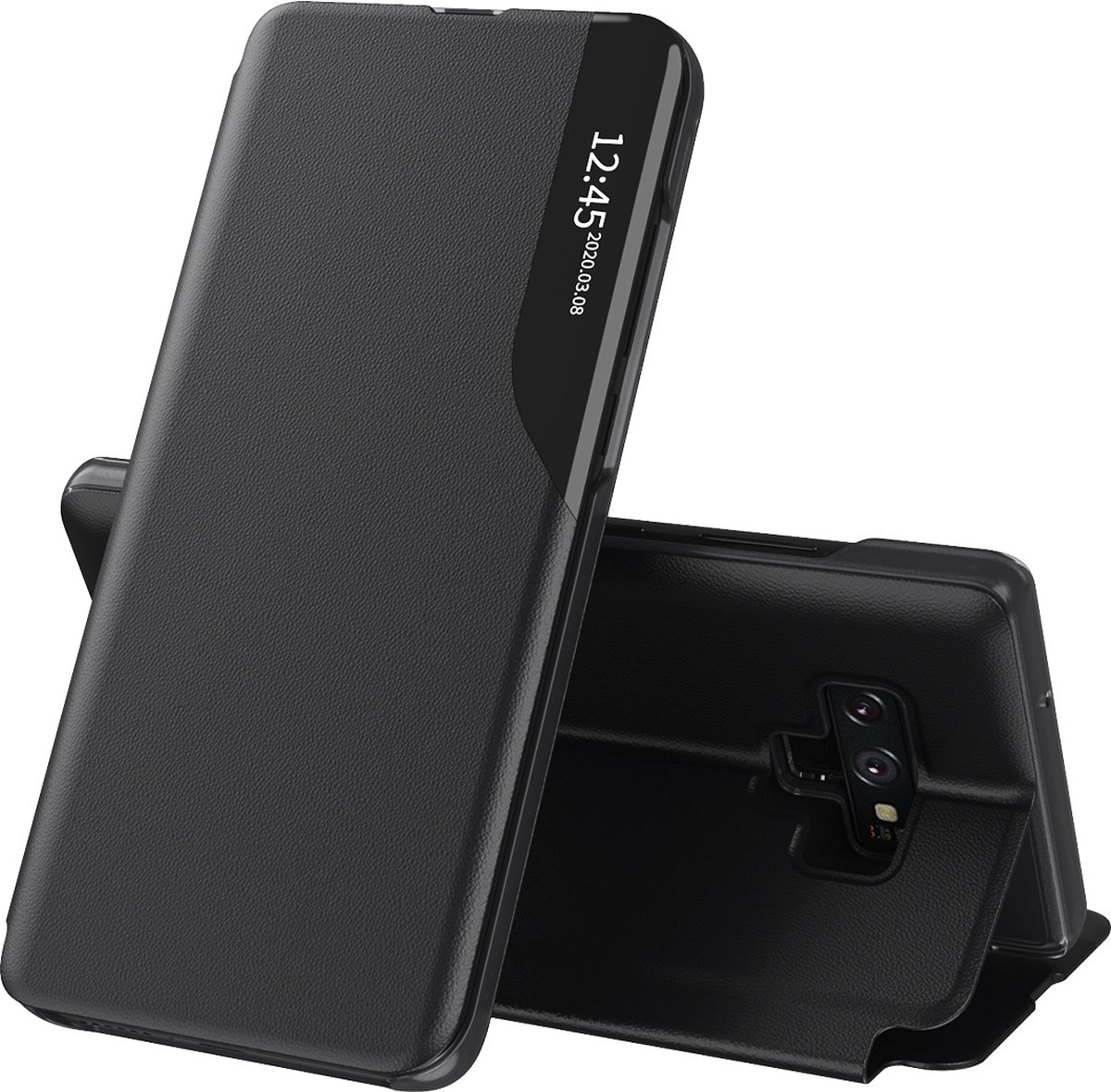 Techsuit eFold Book Case voor Samsung Galaxy Note 9 - Zwart