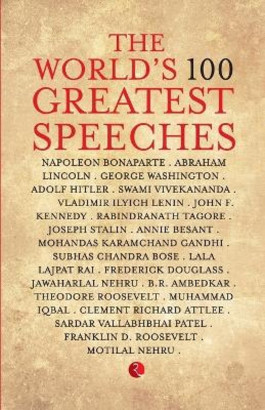 The World's 100 Greatest Speeches - cover