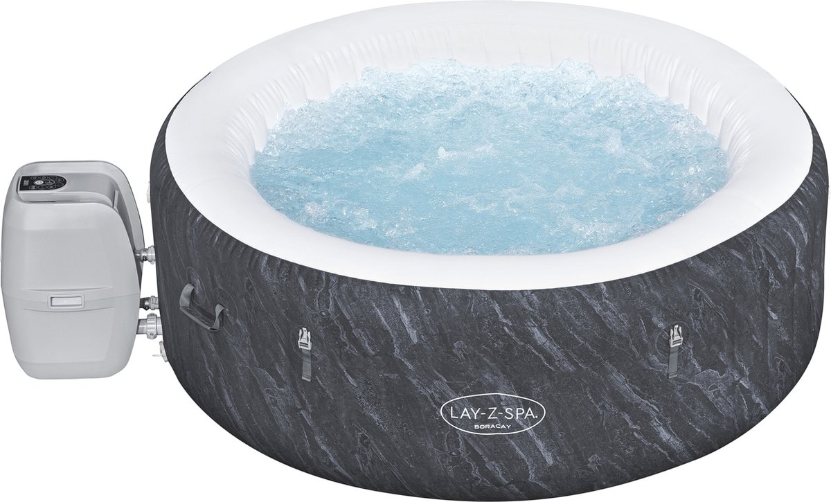 Lay-Z-Spa Boracay Smart Signature AirJet Inflatable Hot Tub - 2 to 4 people