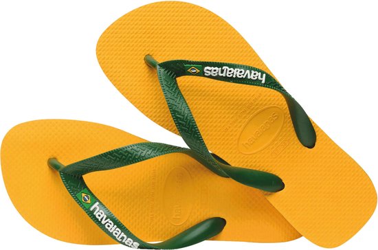Havaianas Brasil logo Slippers - Oranje