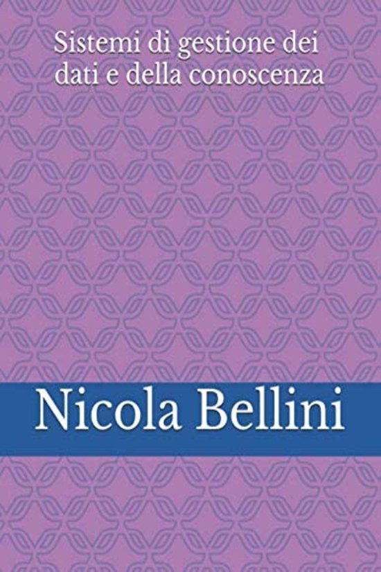 Sistemi di gestione dei dati e della conoscenza - cover