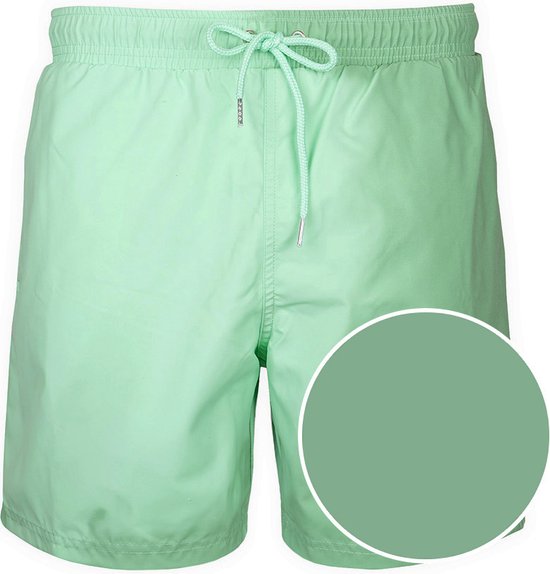 SEA'SONS - Zwembroek Heren - Kleurveranderend - Sneldrogend - Groen - Maat M (SEASONS - Kleur veranderend)