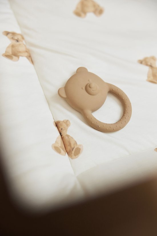 Jollein Bijtring Rubber Teddy Bear - Biscuit van Jollein — afbeelding 3
