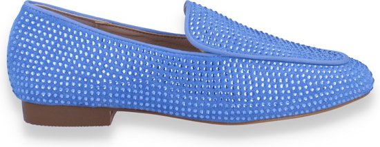 Mocassin Femme Double Coeur Blauw BLEU 39