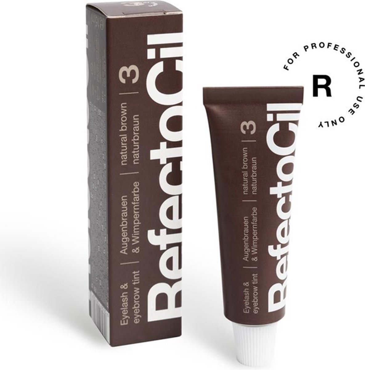 Voordeelverpakking van 3 x Refectocil Natural brown Nr.3 15ml (M057302)