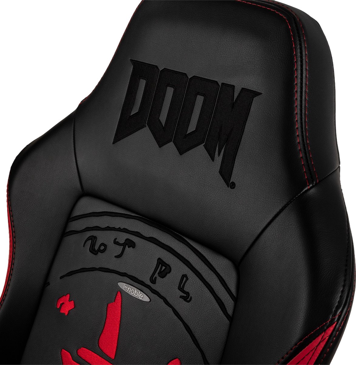 Noblechairs - DOOM Gamingstoel - Zwart/Rood – foto 8