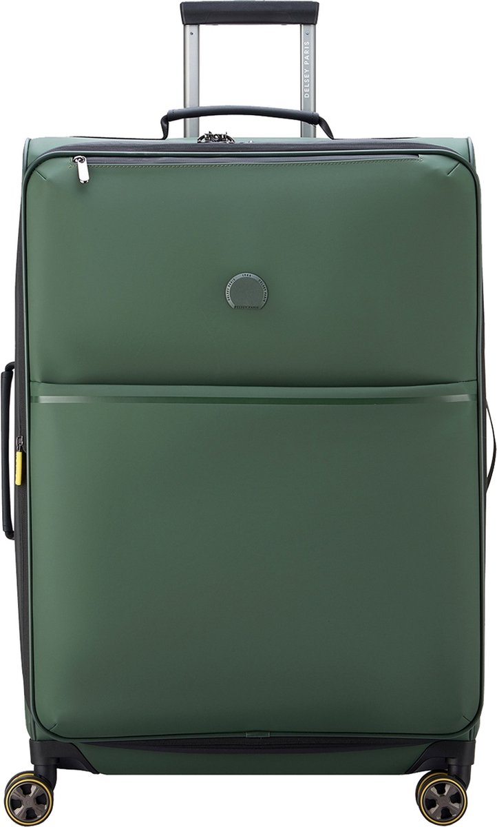 Delsey Turenne Soft - 76 cm Vergrootbare Reiskoffer - Groen