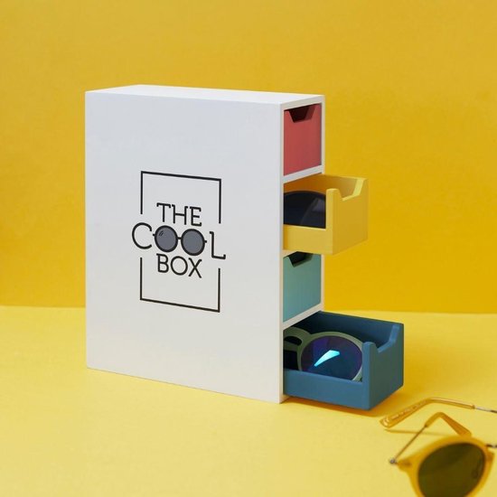 Zonnebrillenorganizer - Veelkleurige kleurendoos voor het opbergen en organiseren van al uw glazen Cool Box Stand van Liying — afbeelding 2