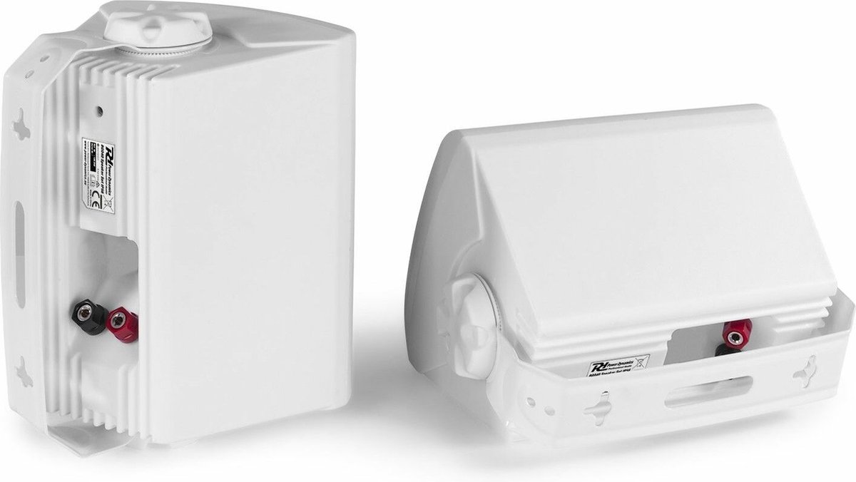 Buiten speakers - Power Dynamics BT10 versterker met Bluetooth en 4'' witte speakers thumbnail 3