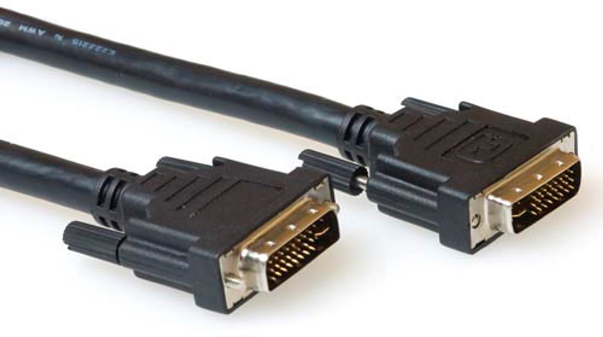ACT AK3950 DVI-I Dual Link Aansluitkabel male/male - 2 meter