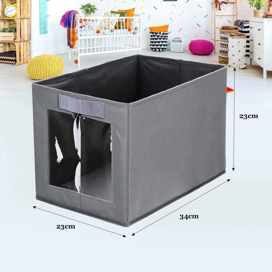 Mangata Set van 3 opbergdozen met trekkoord, Jumbo canvas