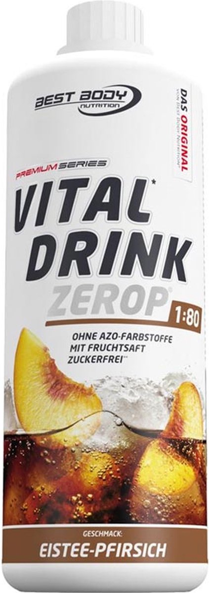 Goedkoopste Low Carb Vital Drink 1000ml Ice Tea Peach