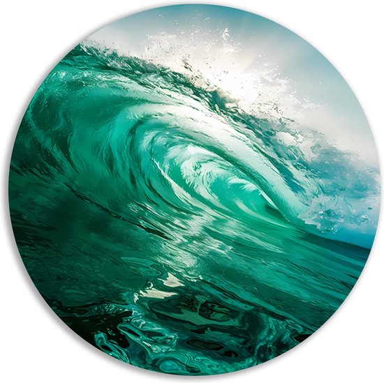 Balance murale de Golf - Cercle mural nature - Cercles muraux Lumière - Tableau rural - Décoration murale ronde - Accessoires salon cercle mural forex 90x90 cm