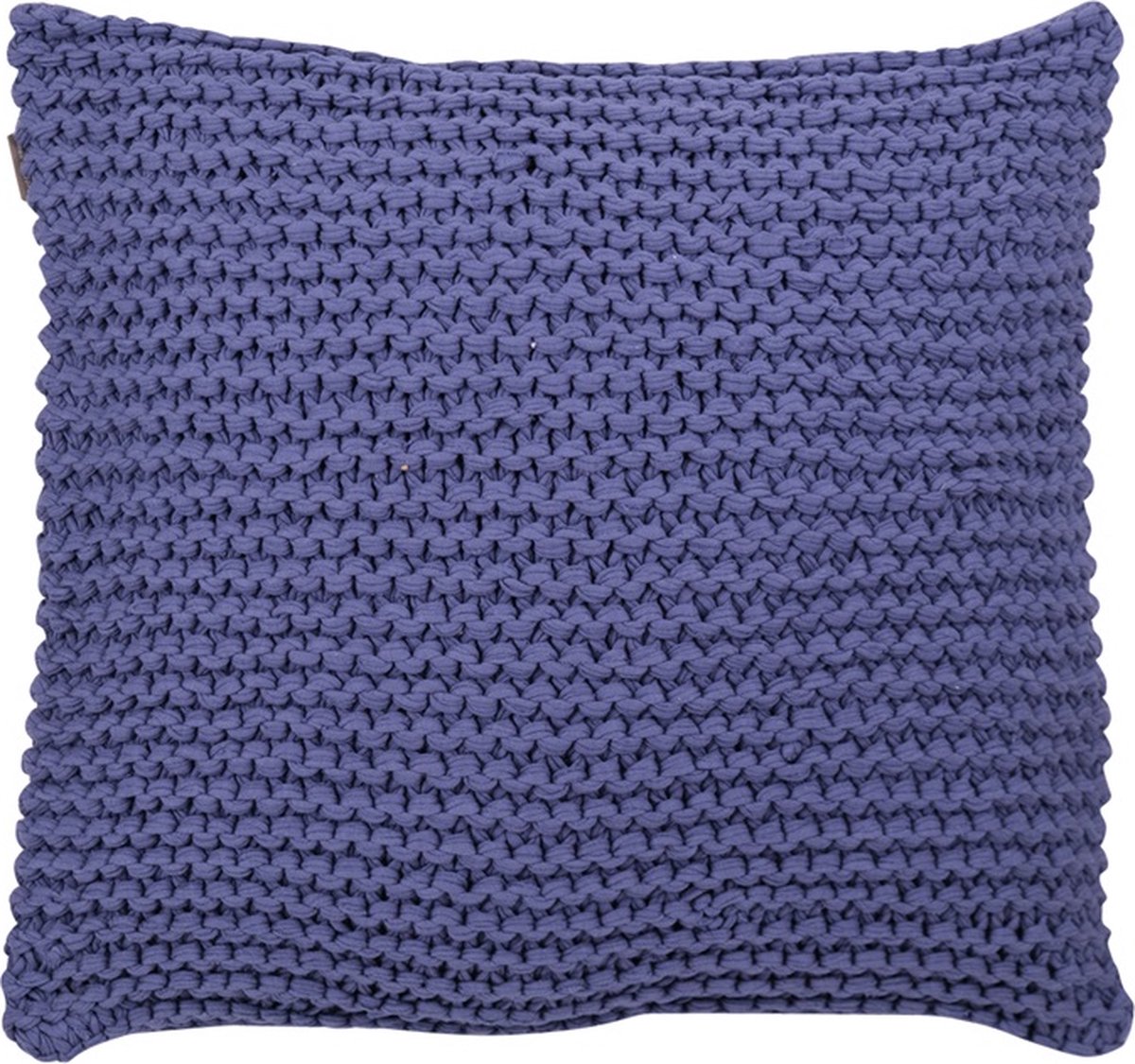 Linen & More Kussen Knit Dark | 45 X 45 | Sierkussen Voor Woonkamer Of Slaapkamer Blauw