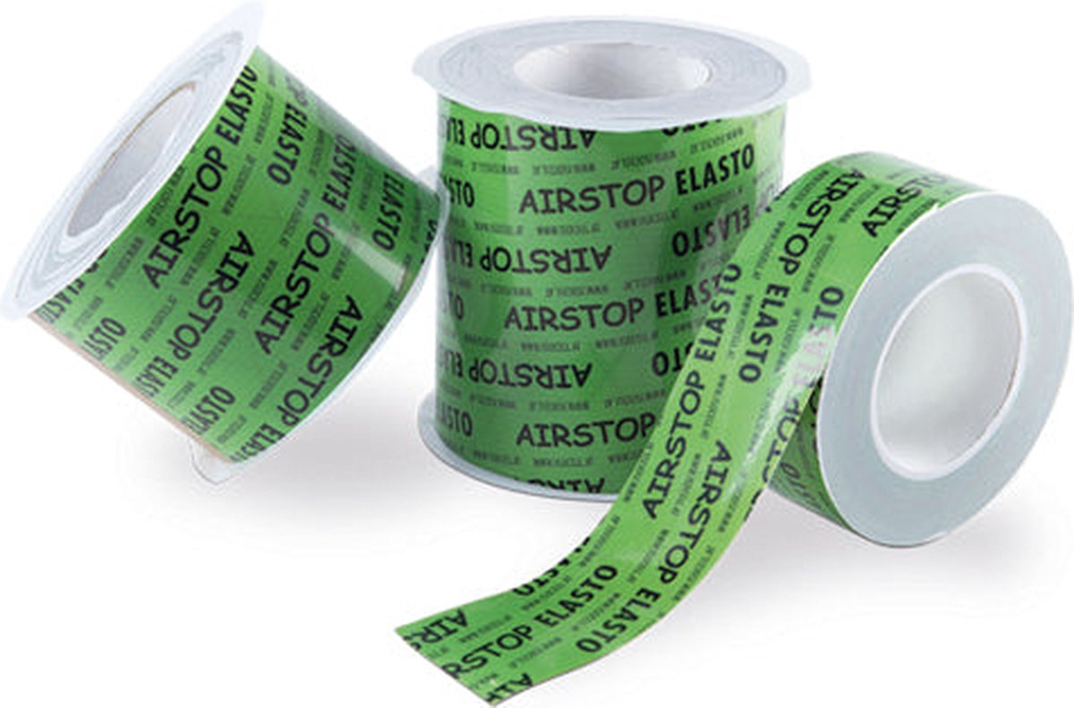 Isocell Airstop Elasto kleeftape voor Luchtdichting - Flexibele toepassing - Sterke kleefkracht