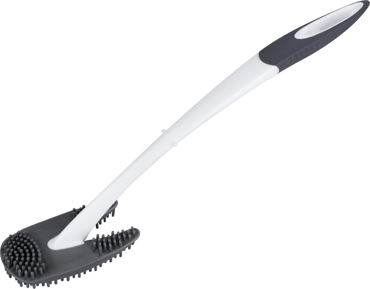 Goedkoopste Hygienische vuilisbak reinigingsborstel voor rand en bodem - Prullenbak schoonmaakborstel silicone