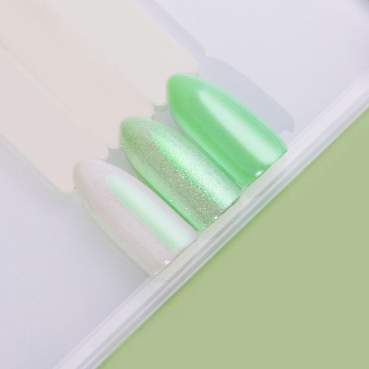 Allepaznokcie GlowOn - Nagelpoeder - Olivia - 0,3g - Extreem Glanzend
