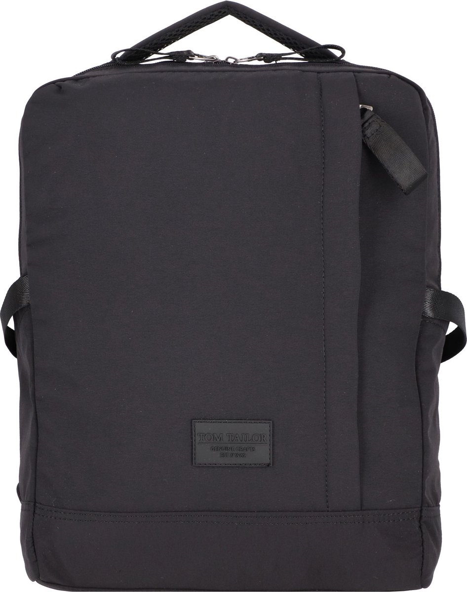 TOM TAILOR Laptop rugzak Rugzak met laptopvak Boston Backpack Black Zwart