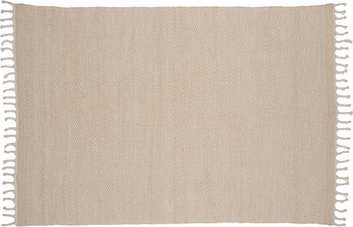 Loke vloerkleed 230x162cm beige.