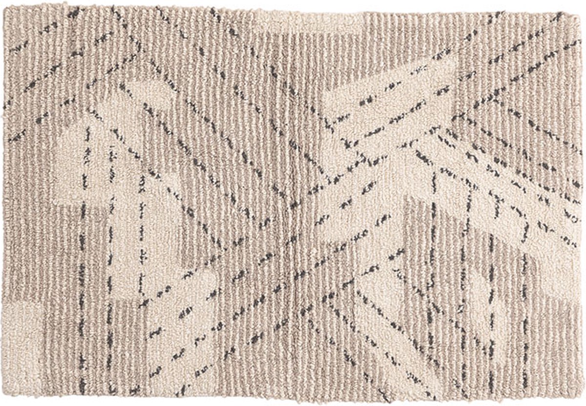 Lorentz badmat 90x60cm grijs.