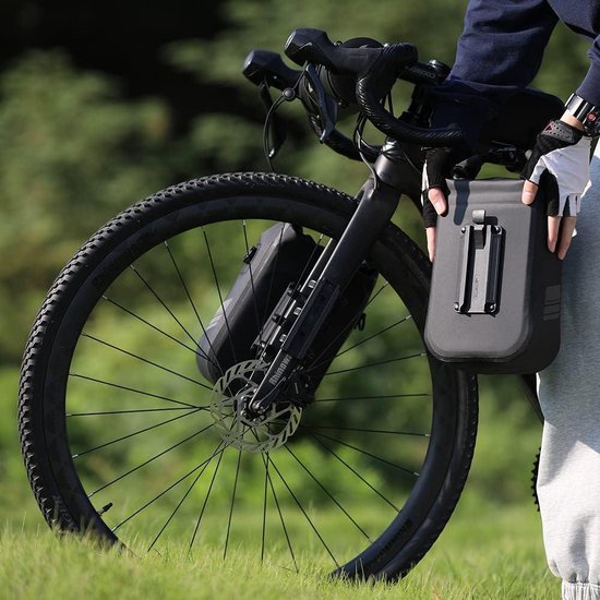 Rhinowalk Stuurtas, Voortas Racefiets, Frame Tas, Mand Tas, Professionele Fietsen Accessoires, Zwart