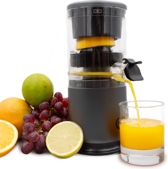 Oplaadbare elektrische sapcentrifuge - citruspers machines met USB en reinigingsborstel, draagbare sapcentrifuge voor sinaasappel, citroen, grapefruit
