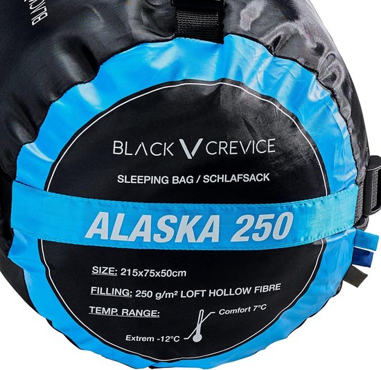 Alaska 250 Slaapzak - Outdoor Camping Slaapzak - Ademend en Waterdicht - Lengte 215 cm Sleeping Bag van ALA — afbeelding 5