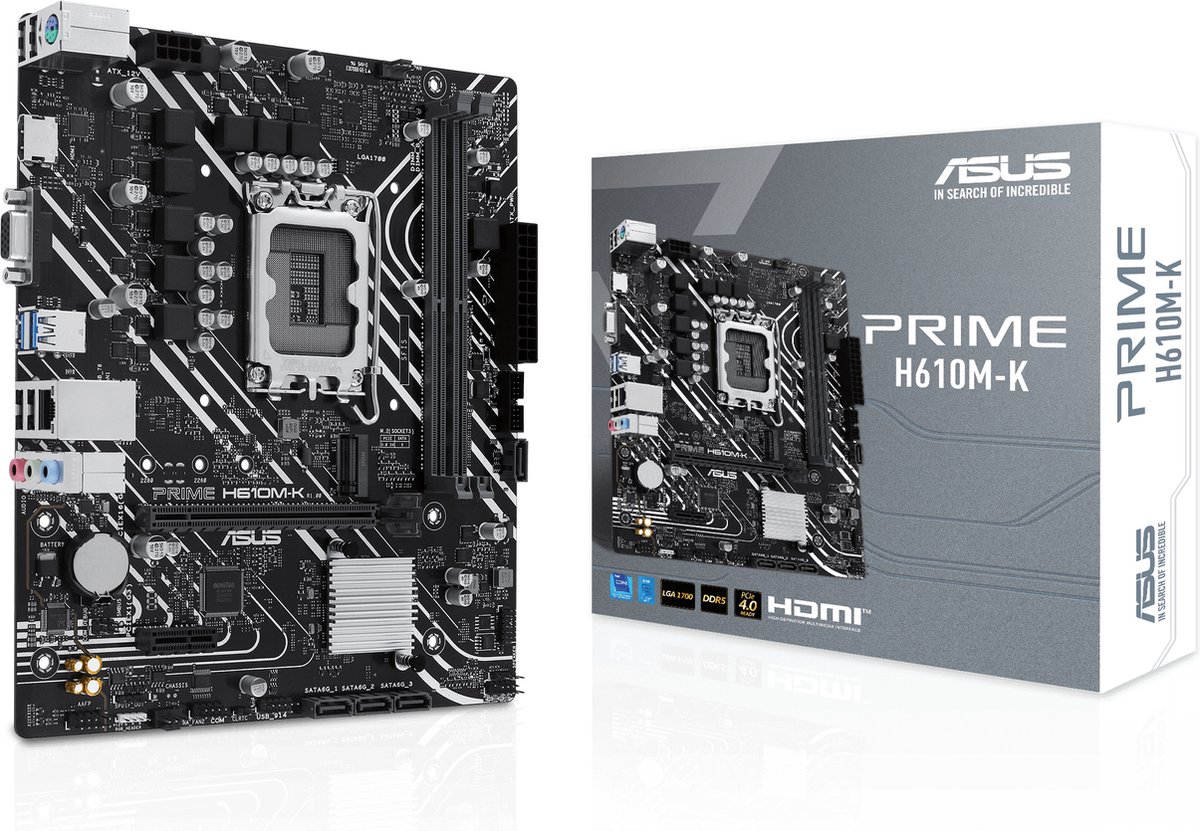 Moederbord Intel Asus Prime H610M-K