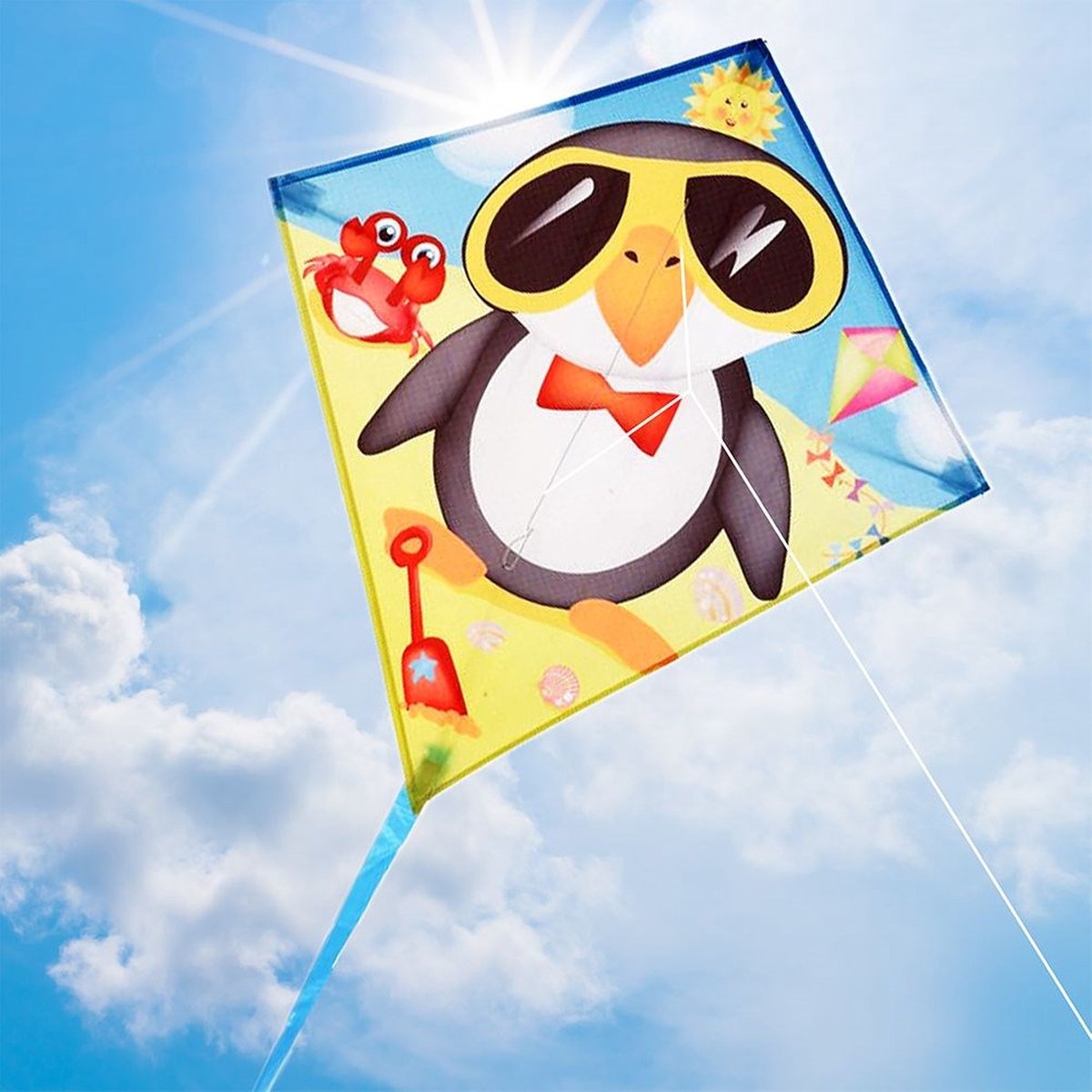 Vilde Vlieger Pinguïn 57x52 cm voor Kinderen