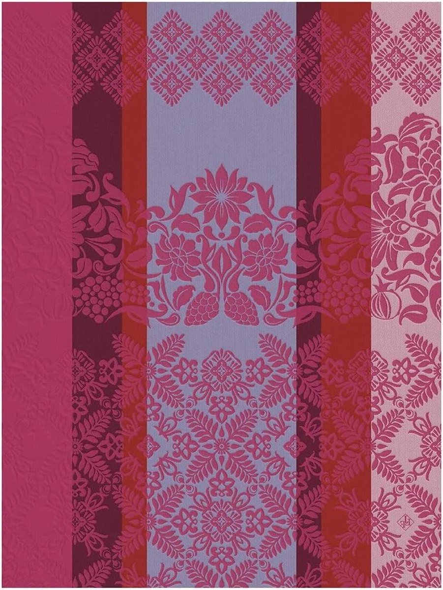 Theedoek Mumbai Fuchsia keukendoek katoen