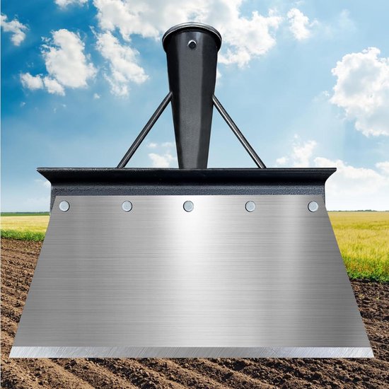 Onkruidverwijderaar en Reinigingsschop voor Tuin - Multifunctioneel Tuingereedschap - Plantenschop voor Grasverzorging - Tuinaccessoires en Schaaf (24 cm) van Merkloos	 — afbeelding 2