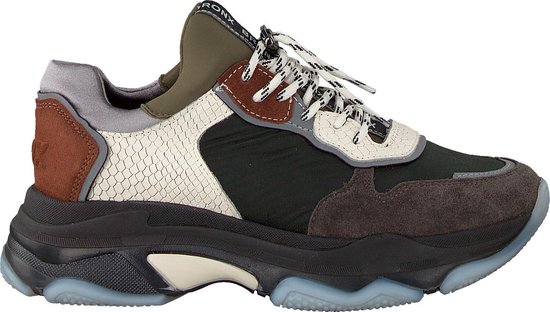 Bronx Dames Lage Sneakers Baisley - Groen - Maat 36 | Bestel nu!