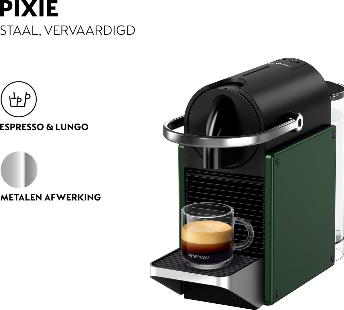 Krups Nespresso Pixie XN3063 - Koffiecupmachine thumbnail 6